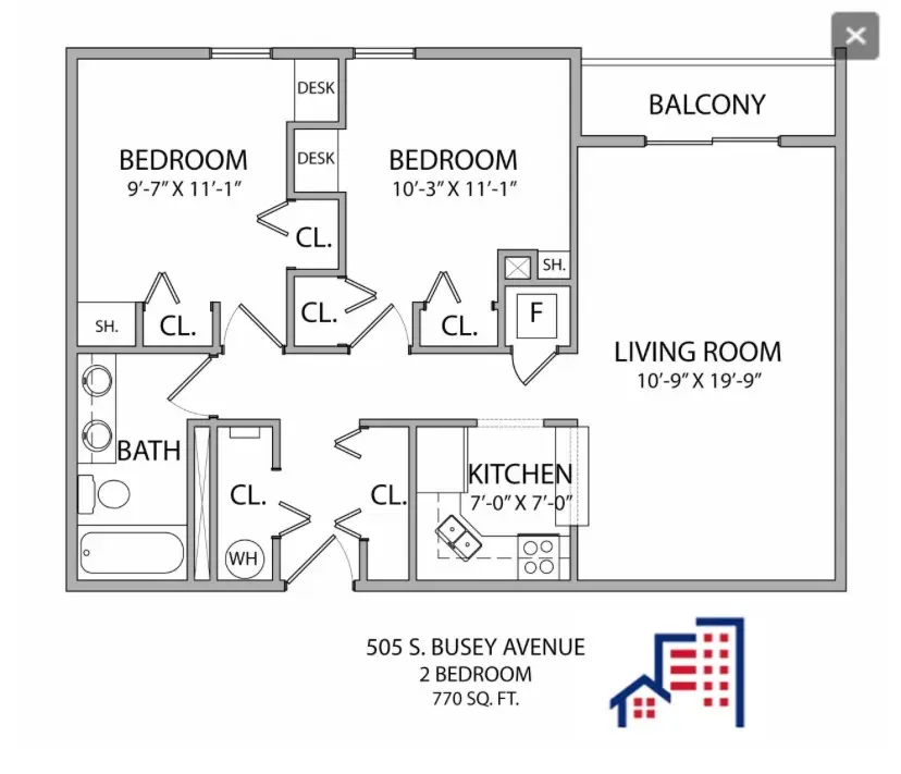 Private room at 505 S Busey Ave, Urbana, IL 61801, photo 2 of 3
